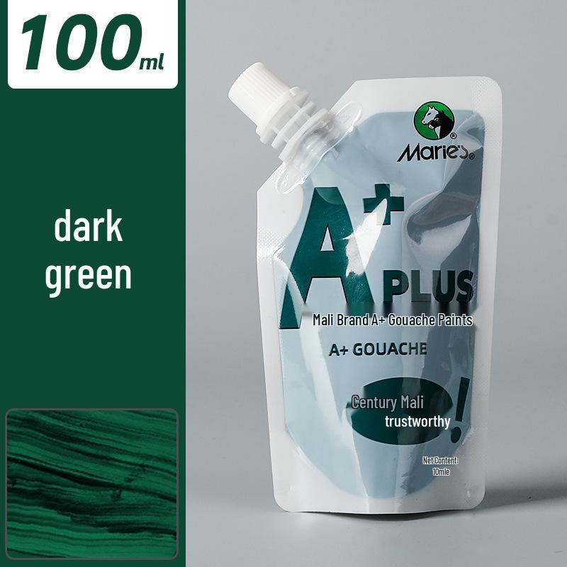 Mali Afwasbare Gouache Verf 100ml - Handgeschilderde Kleuren voor Kinderen en Studenten