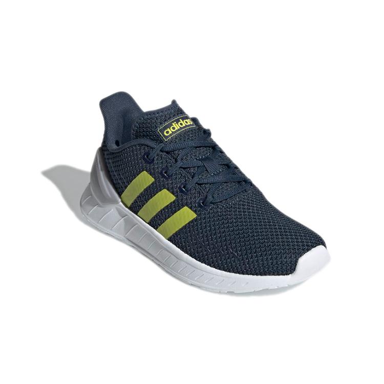 adidas Neo QUESTAR FLOW Nxt K Abrasion Resistant Slip Resistant Low Top Kids' Running Shoes Dark Blue Kids' FZ2956