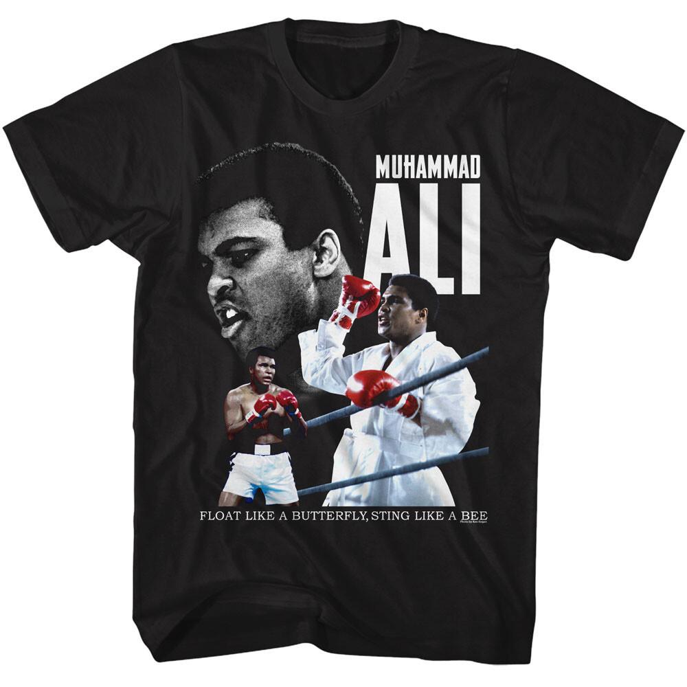 Muhammad Ali Red Gloves Float Like A Butterfly Sting Like A Bee Men T Shirt S