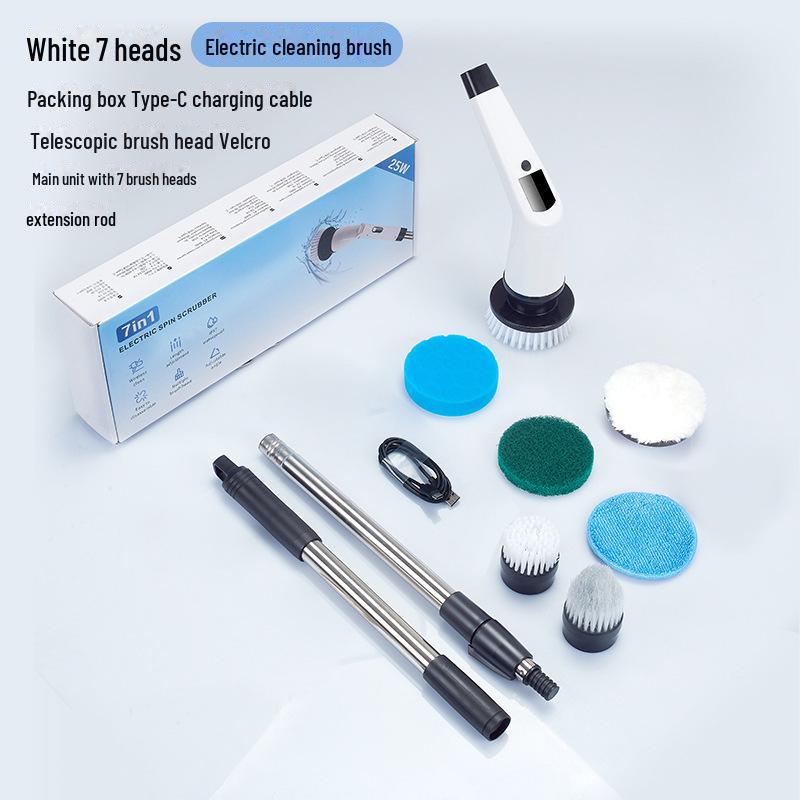 

Электрическая многофункциональная поломоечная машина со сменными выдвижными головками для уборки пола 2000mAh Battery 7 IN 1