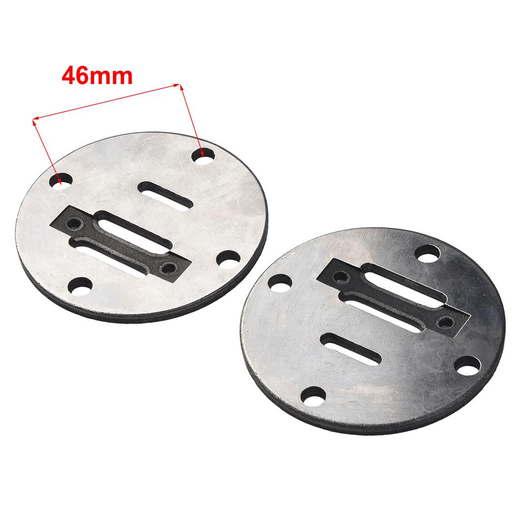 Valve Plate Set for Piston Air Compressor 46mm Distance Between Holes Excellent Replacement Option Metal Construction
