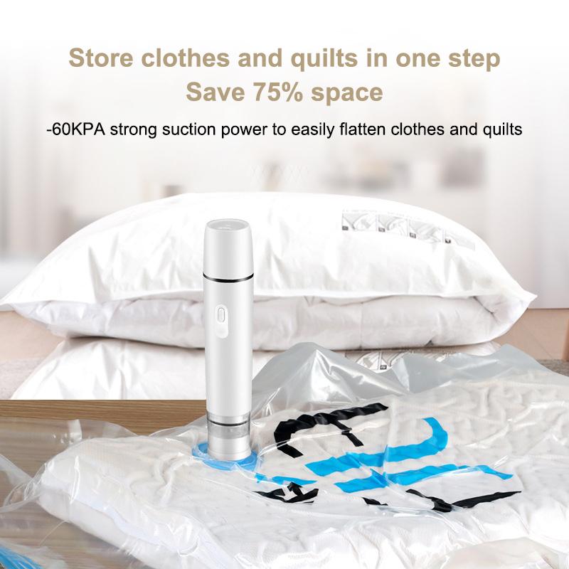 Pompa Elettrica Pompa Sottovuoto Portatile Macchina Sigillatrice per Imballaggi Sottovuoto Pompa Sigillante Ricaricabile USB Per Conservazione Alimentare