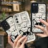 Phone Case: 2D Flat Samsung Galaxy A34 A35 M05 M06 S20 S22 S21 FE Plus 5G Protective Case, Little Black Dog, Christmas and Halloween Gift