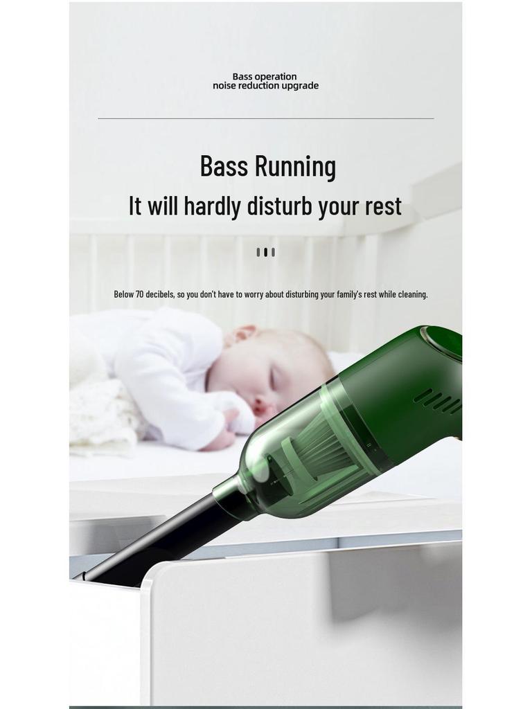 High-Power Wireless Car & Home Handheld Vacuum Cleaner