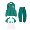 3ks/sada Dětský Unisex Filmový Herní Potisk Dlouhý Rukáv Zipová Bunda Kabát Kalhoty Set Oblečení Chlapci Dívky Halloween Cosplay Kostým