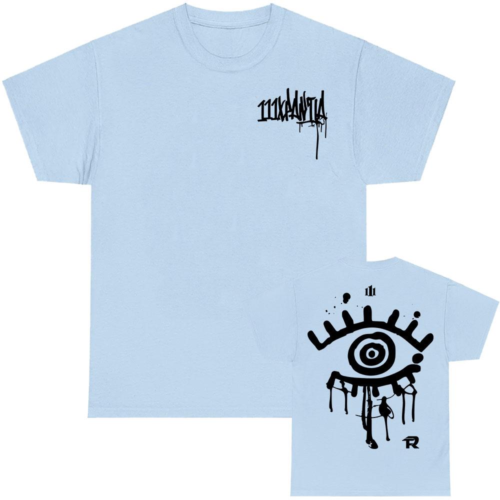 2025 Album 111XPANTIA Tričko Fuerza Regida Grunge Hip Hop Unisex Streetwear Bavlna Ležérní Trička s Krátkým Rukávem Pánská Dámská Trička