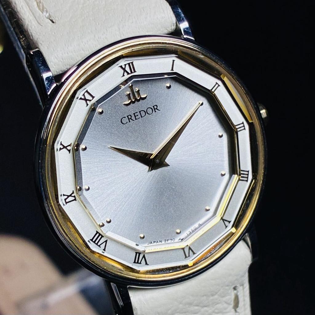 SEIKO Credor 18KT Combination Working Condition [Excellent Condition, ] Watch, Quartz, Gold/ Gold Combination, CREDOR, [2605Ss22]