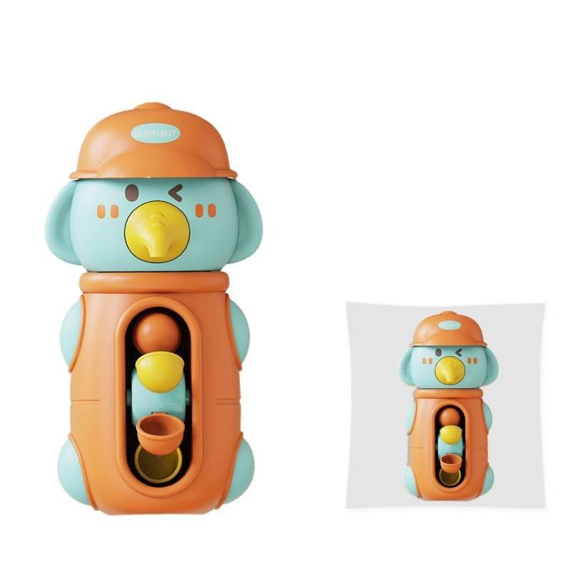 

Duck Suction Elephants Cups Water Wheels Children Bath Toys Detachable Hats оранжевый