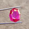 19.20 Ct Natural Pink Padparadscha Certified Gemstone Octagon Cut Gemstone