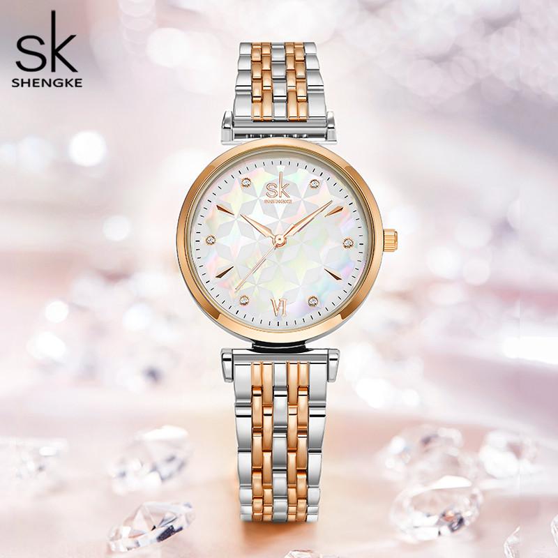 Ladies Watch Female Feeling Watch Steel Belt Waterproof Guangzhou Watch Female Watch Watch 0136