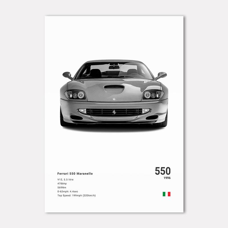 Famous Cars 812 458 296 Canvas Wall Art Print Poster 599XX SP3 F8 Decoration Mural Modern Home Decor Birthday Gift Unframed