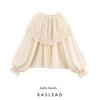 Kaslead New Women Clothes Western Style Fashion Poncho Decoration Romantic Style Shirts 6895256
