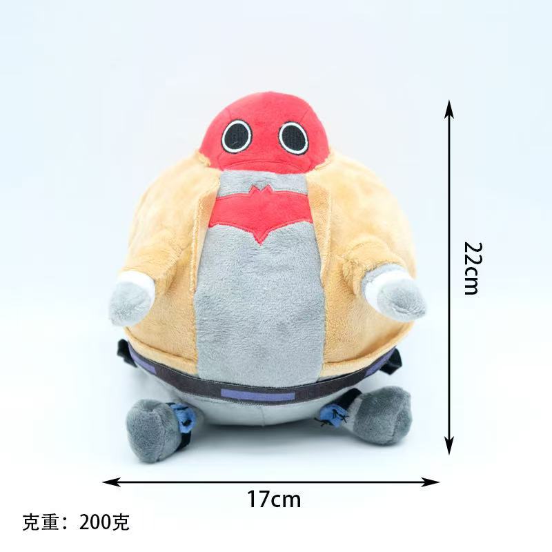 New Product Fat Jason Todd Plush Red Hood Muscle Jason Todd Peripheral Plush Toy жёлтый