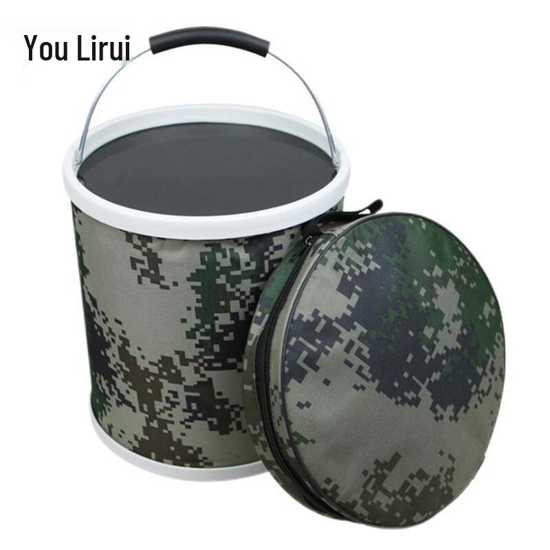 Uli-Rui Portable Tactical Folding Canvas Bucket