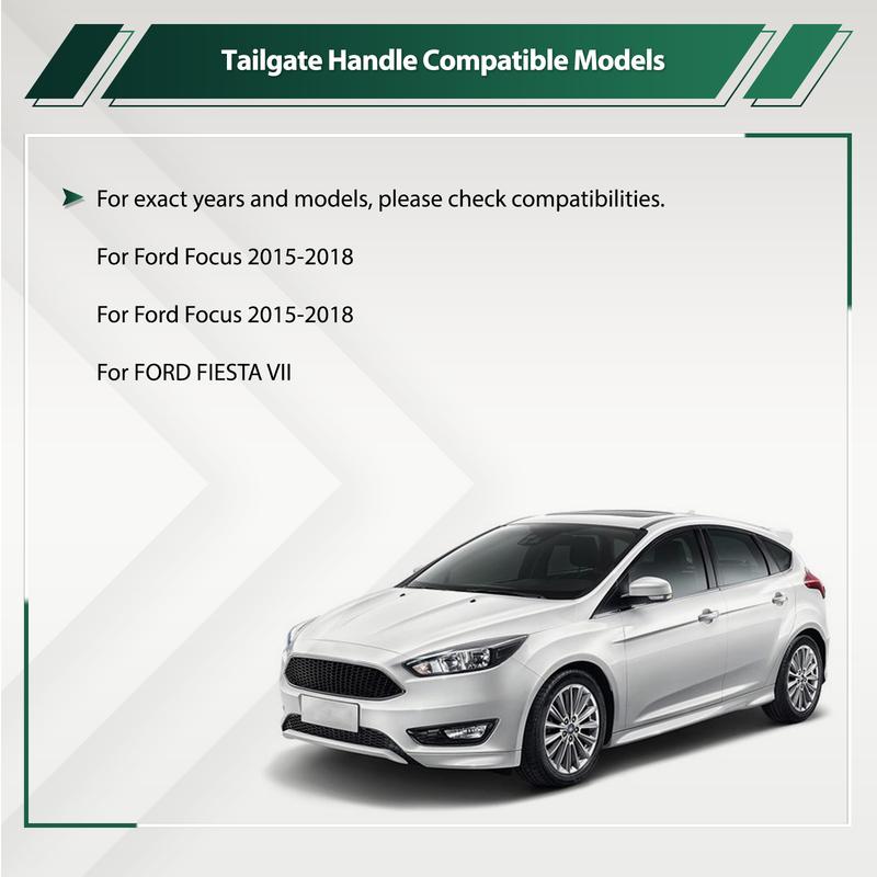 For Ford Fiesta VII Focus ST 2012-2018 Car Boot Tailgate Handle Trunk Handle Switch Automotive Parts F1EB-19B514-AE F1EB19B514AE