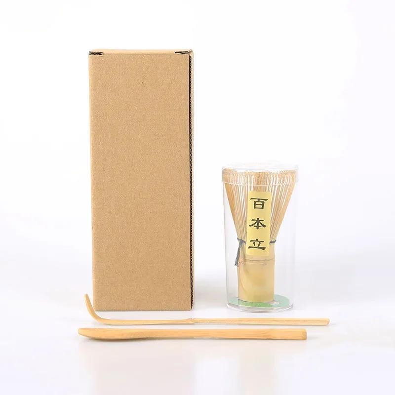 Japanese Bamboo Matcha Whisk Set - Zen Tea Ceremony Tools with Coarse Clay Whisk & Bowl, Traditional Gift for Tea Lovers