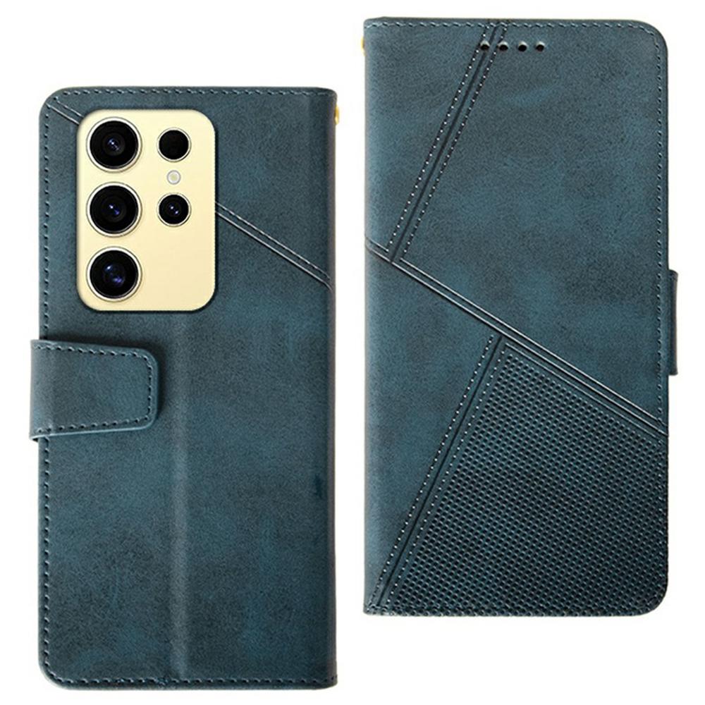 IDEWEI For Samsung Galaxy S26 Ultra Case Leather Wallet Phone Cover Stand Calf Texture