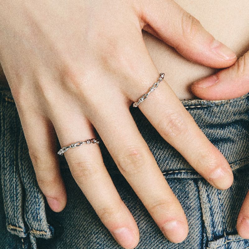 SCALETTO SBW018 Steel Knot Ring