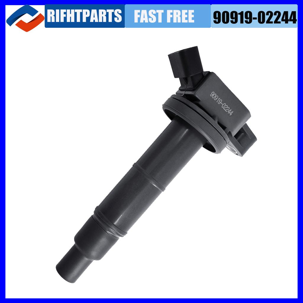 RIGHTPARTS 90919-02244 9091902244 Zündspulen für Toyota Camry Highlander RAV4 Scion Lexus 2.4L 90919-02266 90919 02244 UF333