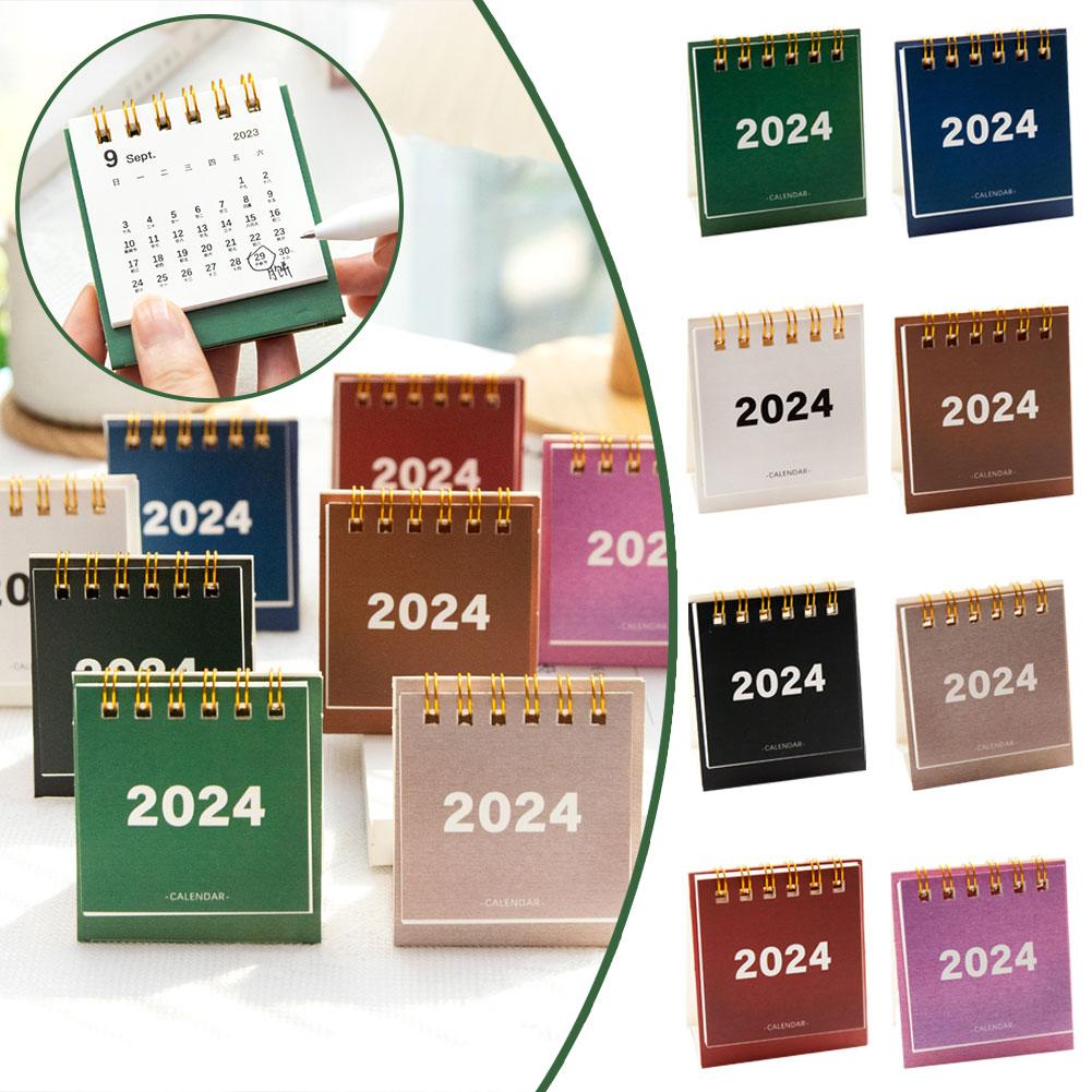 Mini calendario da tavolo creativo, programma di autodisciplina, calendario decorativo, nuovo per la casa e la scuola C3Q8