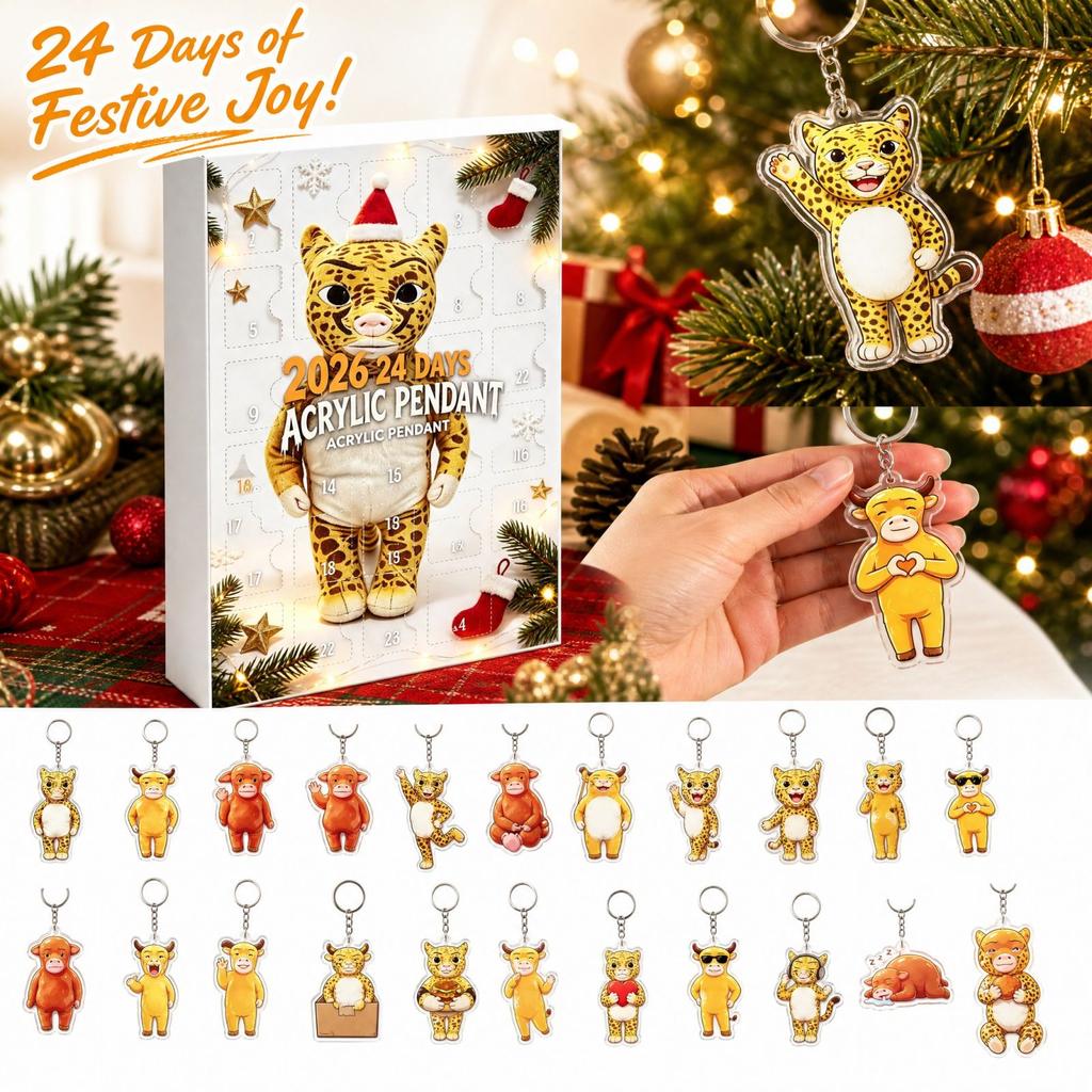2D Christmas Tree Ornaments - Fun Holiday Hanging Decorations for Christmas Tree