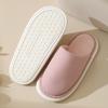 New Household Slippers Home Non-slip Flat Bottom Couple Simple Autumn and Winter Warm Cotton Slippers Men