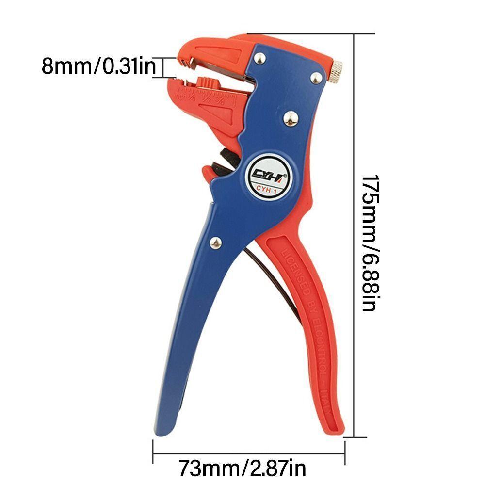 Automatic 2 In 1 Wire Stripper and Cutter Eagle Nose Pliers Heavy Duty Cable Stripping Hand Tool Car Auto RVs Electronic Repair