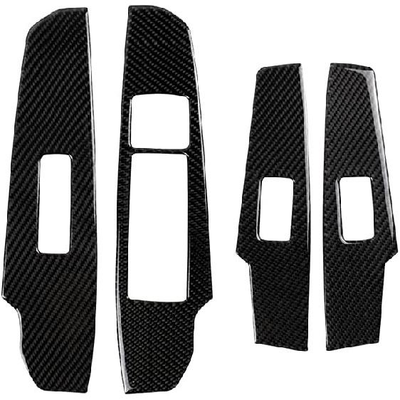 NVCNX Real Carbon Fiber Trim for Lexus is 2014-2020 Interior Accessories | for IS250 2014 2015 / IS200t 2016 2017 / IS300 2016-2020 / IS350
