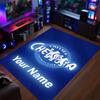 Crystal Velvet Rug Chelsea FC Print Custom Name Text Floor Mat Home Decor