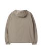 Brompton London Seersucker Hoodie Zip-Up - Beige (P262Ujp180)