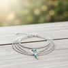 Retro Style Hollow Anklet Handmade Foot Jewelry New Turquoise Foot Chain  Summer