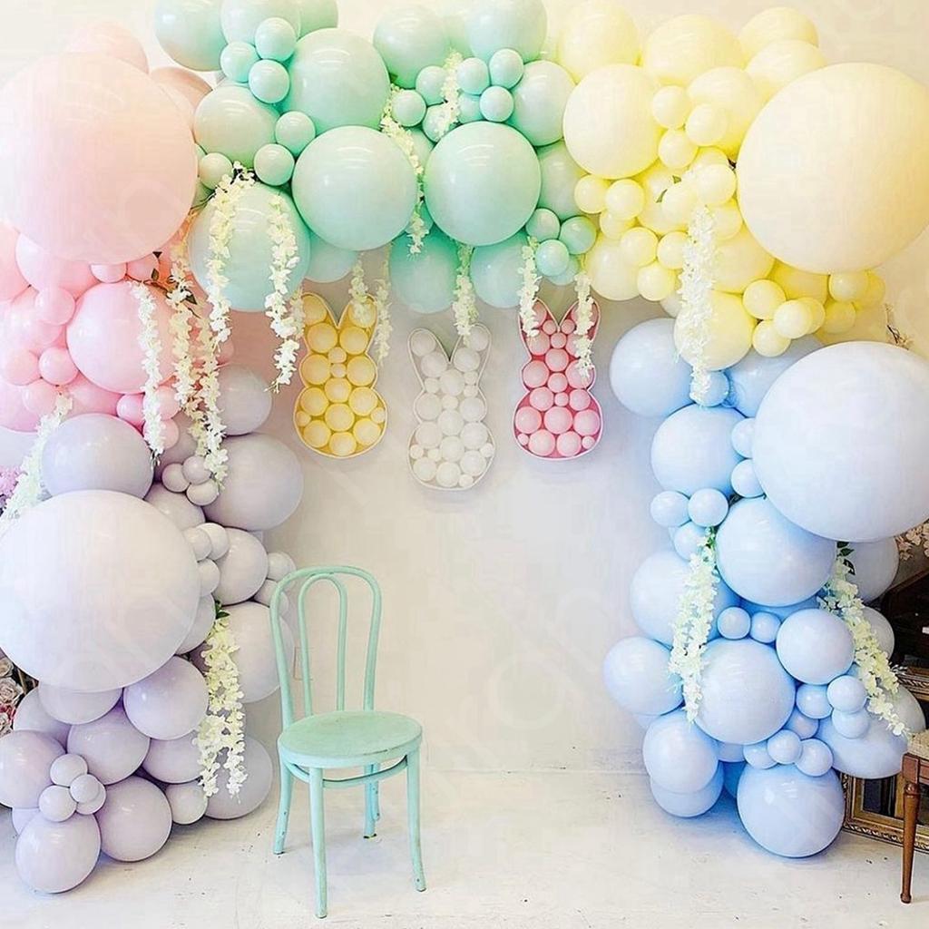 Kolorowe tęczowe balony Garland Arch zestaw ślub jednorożec dekoracje na przyjęcie urodzinowe dla dzieci Baby Shower urodziny lateks