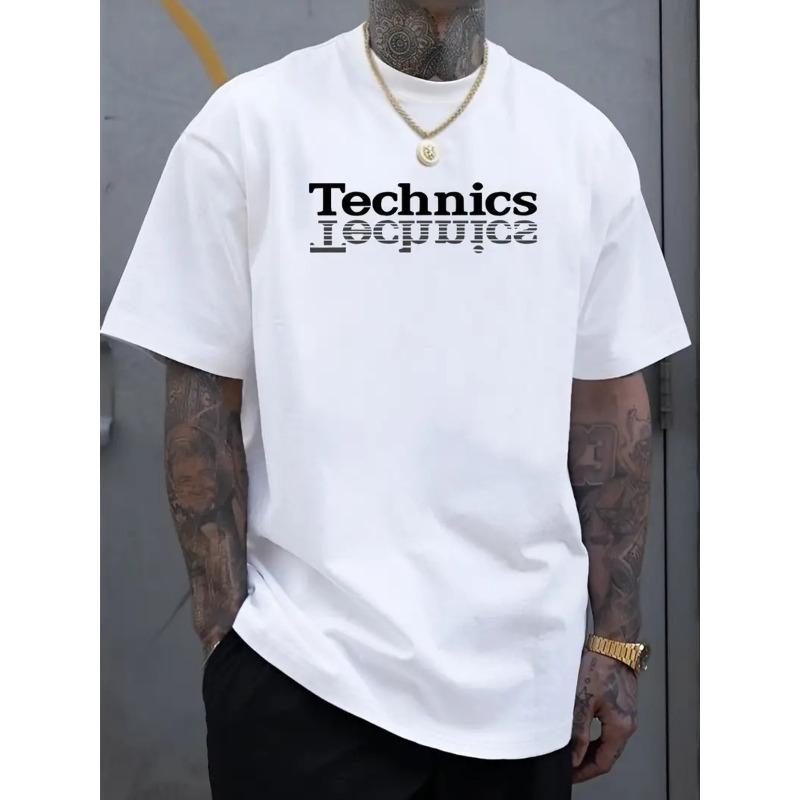 Tricou Mărimi Mari pentru Bărbați cu Imprimeu Litere Casual Mânecă Scurtă Gât Rotund Top pentru Fani Muzică Stil Confortabil Potrivit pentru Primăvară Vară Toamnă