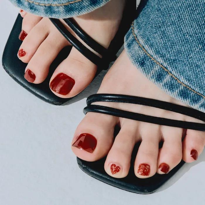 Red Touch Gel Pedi