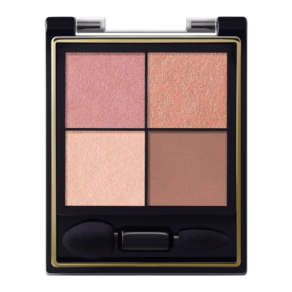 Excel Real Close Shadow CX08 Quartz Ring Eyeshadow 4 3 Textures Palette, Colors, (Gloss, Glitter, Matte)