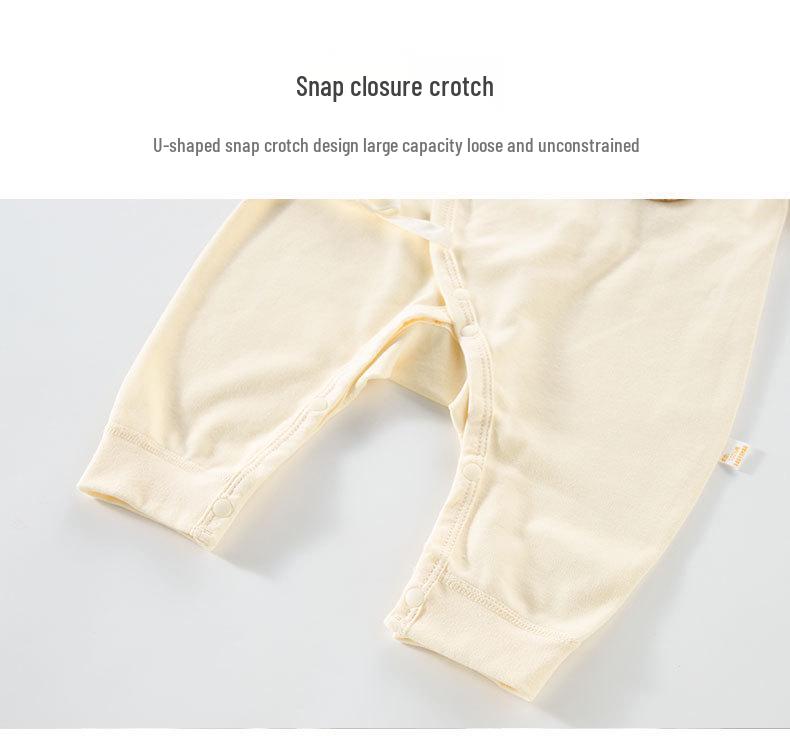 Spring Newborn Cotton Romper - Long Sleeve Onesie for Girls