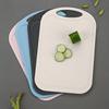 Double-Sided Cutting Board with Non-Slip Handle Lightweight Plastic Chopping Board Dormitory Kitchen Essentials for Fruit Meat