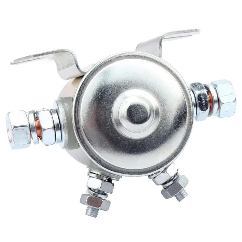 Electric Winch Solenoid Motor Starter Relay 12V 150A 4 Terminals for 1114208/1114218 SWX-88 Golf Cart