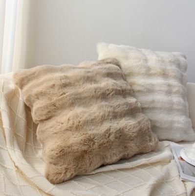 Light Luxury Bubble Velvet Pillowcase Thickened Double-sided Cushion Living Room Sofa Cushion Bedroom Bedside