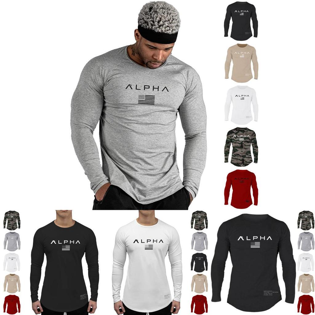 Men's Gym Bodybuilding Fitness Muscle Workout Crew Neck T-shirt With Soft Breathable Material
