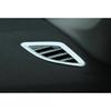 Dashboard Side Outlet Vent Matte Silver For BMW 5 Series G30 2018-22 Cover Trim