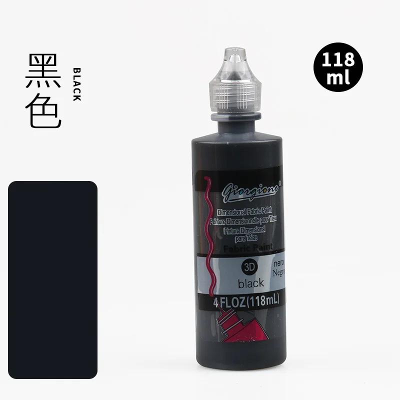 118ml Farbige Acrylfarbe 3D Dreidimensionale Farbe DIY Handbemalte Graffiti Textilfarbe