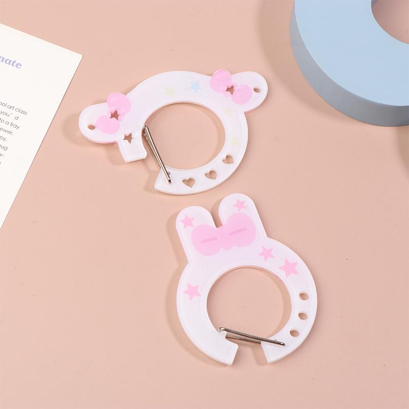 Kawaii Herz Hase Karabiner Schlüsselanhänger Niedlicher Cartoon Acryl Schlüsselanhänger Paar Schlüsselanhänger Schöner Taschenanhänger Rucksackanhänger Geschenke