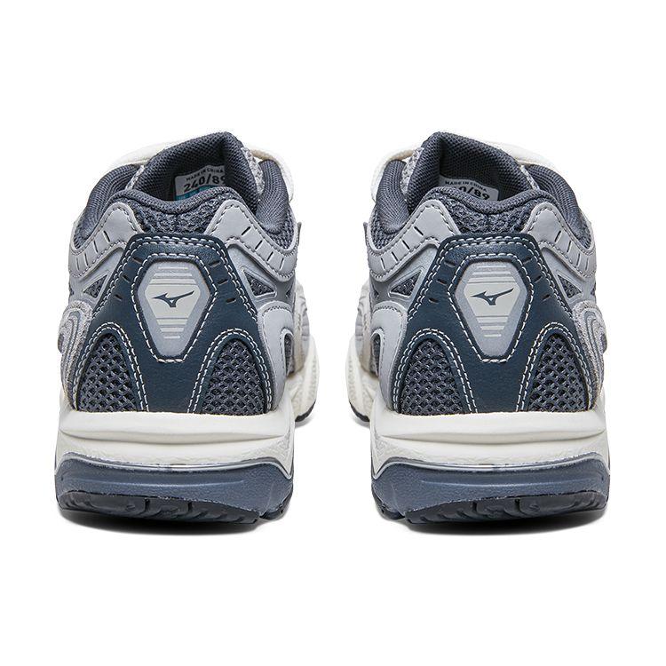 Mizuno Retro Functional Shock Absorbing Non-Slip Wear-Resistant Breathable Low-Top Running Shoes Unisex sneaker Gray Silver Blue D1GH232105