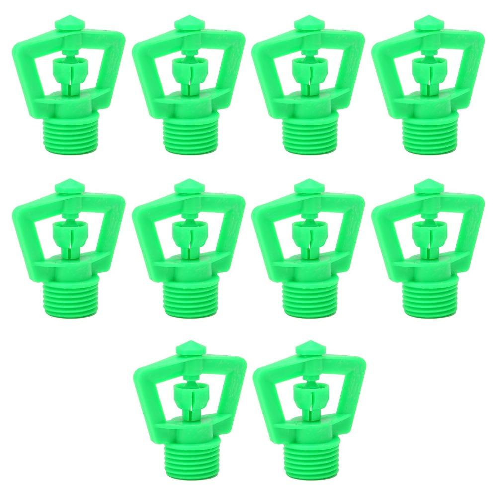 10PCS G1/2 Male Thread Irrigation Sprinkler 360 Degree Lawn Sprinkler  Garden Lawn Irrigation