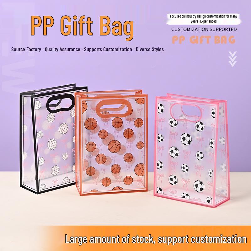 PP Transparent Creative Gift Bag for Jewelry - High-End Plastic Packaging for Earrings & Necklaces