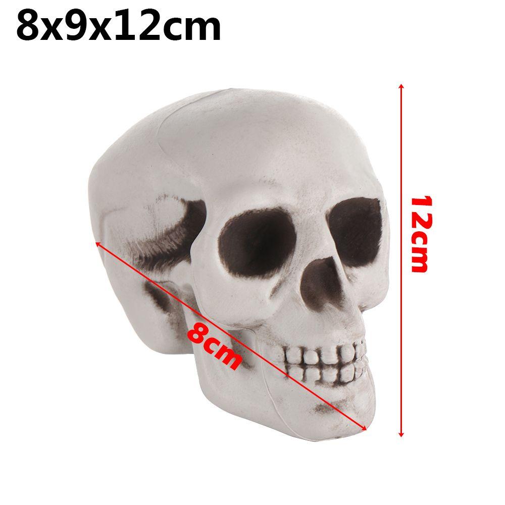 1PC Halloween Style All Size Human Skull Head Skeleton Photo Prop Home Party Decoration Game Supplies Hanging Decor High Quality