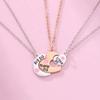2/3pcs Friendship Necklaces for Women Girls Kawaii Best Friends Mom Daughter Pendant Chain BFF Jewelry Accessories Gifts