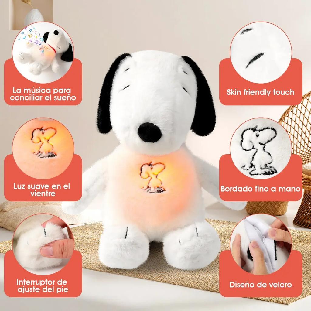 Snoopy Breathing Toys, Relieve Anxiety With /and Color Classic White Snoopy Plush