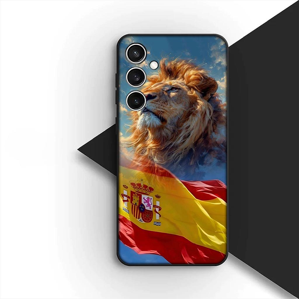 Hülle für Apple iPhone 12 13 Pro Max Mini ProMax X XR Air 13Pro XS Handyhülle Weiche Hülle Spanien Fußball Nr. 19 Fußball Nr.19 Flagge